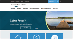 Desktop Screenshot of frandsenbank.com